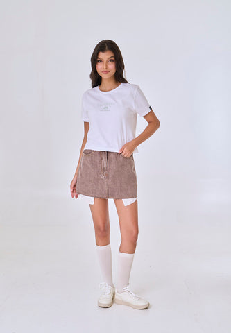 Mossimo Aeris Choco Denim Mini Skirt