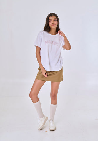 Mossimo Kaia Light Brown Mid Rise Mini Skort