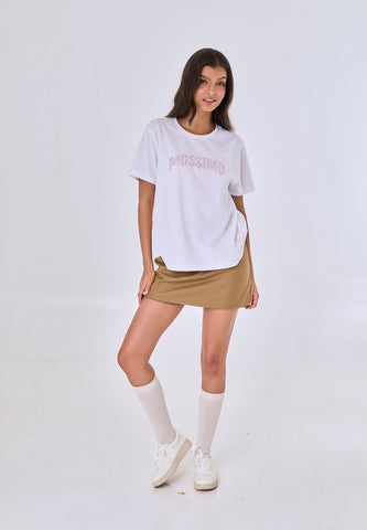 Mossimo Amara White Classic Fit Tee