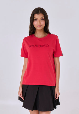 Mossimo Monroe Cranberry Comfort Fit Tee