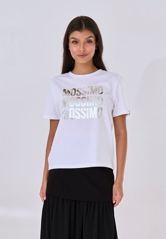 Mossimo Carys White Comfort Fit Tee