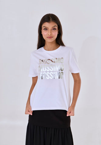 Mossimo Carys White Comfort Fit Tee