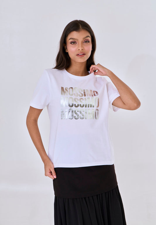 Mossimo Carys White Comfort Fit Tee