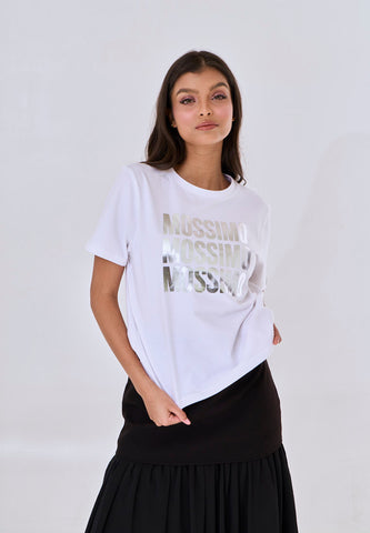 Mossimo Carys White Comfort Fit Tee