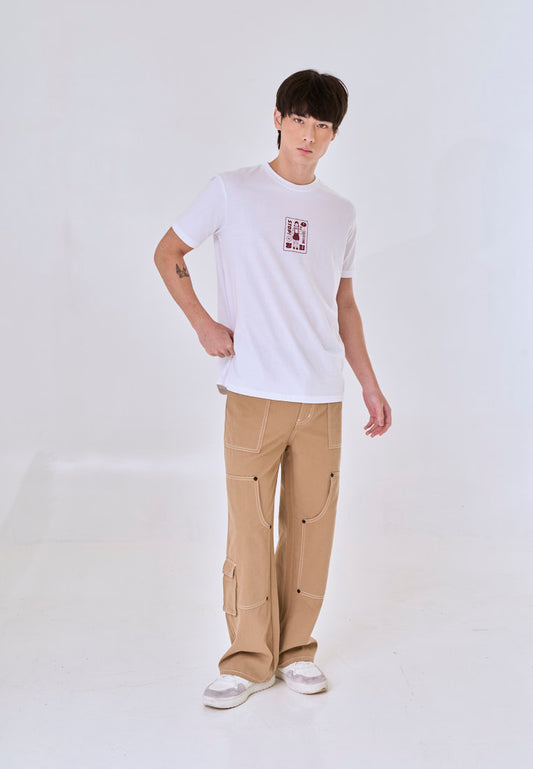 Mossimo Rafael Khaki Straight Fit Trouser