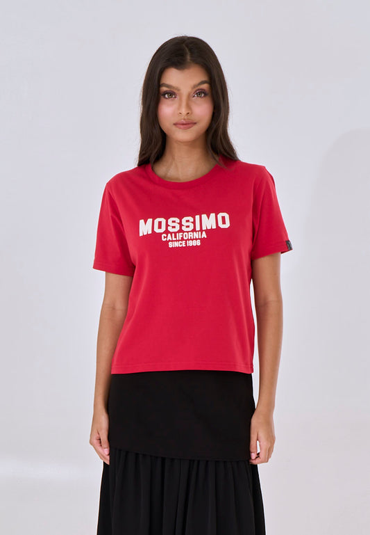 Mossimo Briar Cranberry Classic Cropped Fit Tee