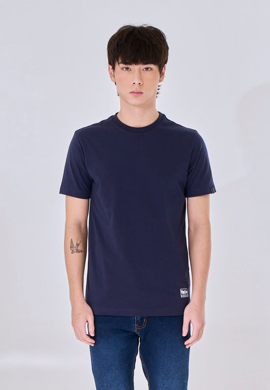 Mossimo Ashric Navy Blue Muscle Fit Tee