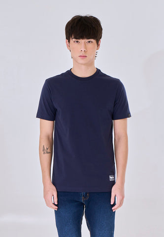 Mossimo Ashric Navy Blue Muscle Fit Tee