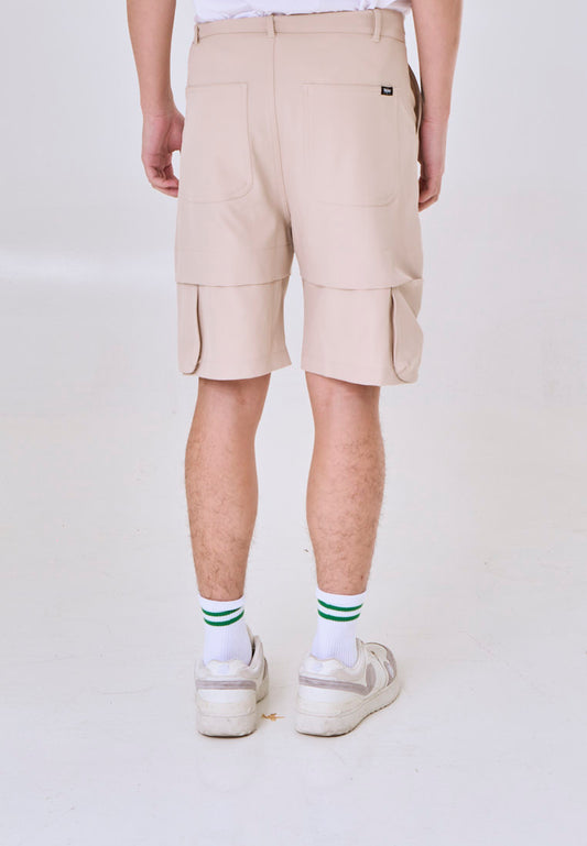 Mossimo  Ajax Khaki Baggy Fit Cargo Shorts w/ Zipper