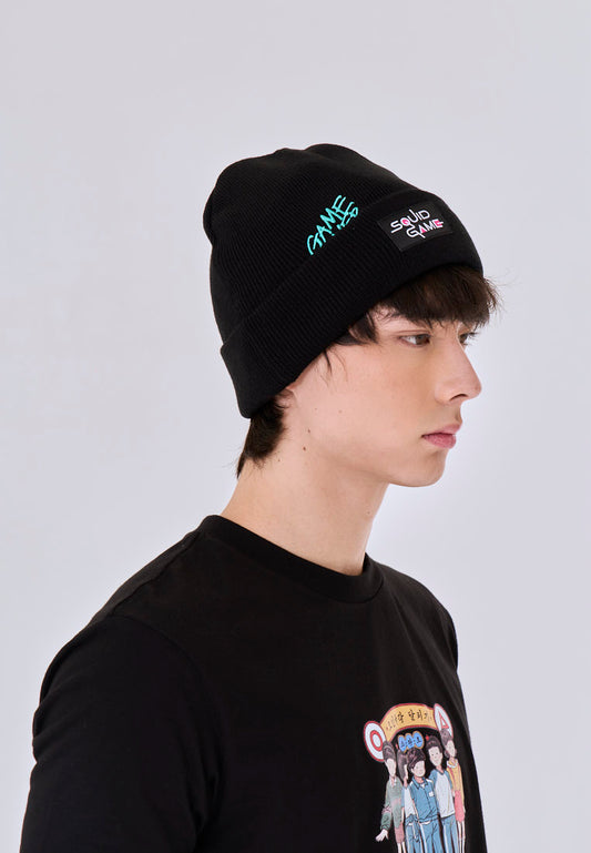 Mossimo Squid Game Black Beanie Hat - Main Image