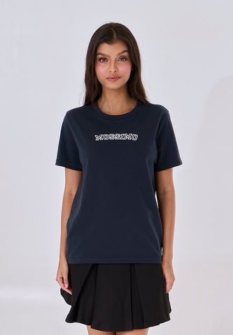 Mossimo Juna Dark Blue Classic Fit Tee