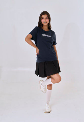Mossimo Juna Dark Blue Classic Fit Tee