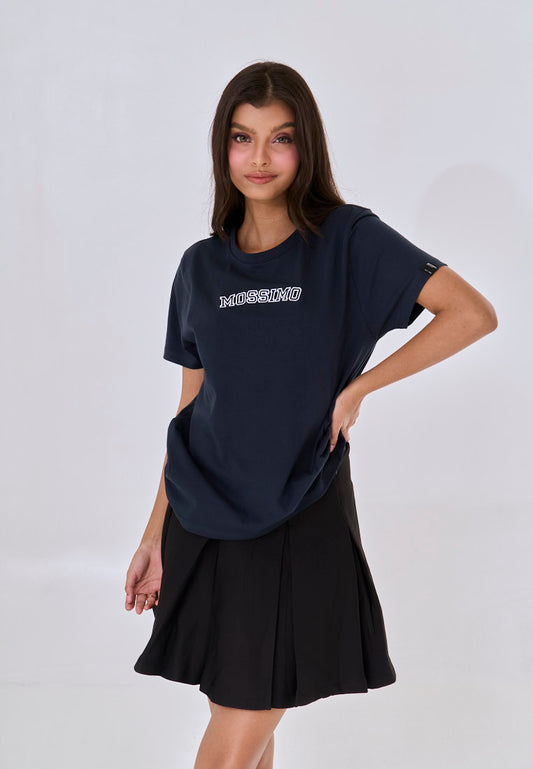 Mossimo Juna Dark Blue Classic Fit Tee