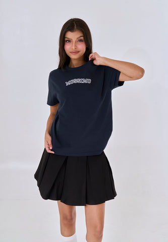 Mossimo Juna Dark Blue Classic Fit Tee