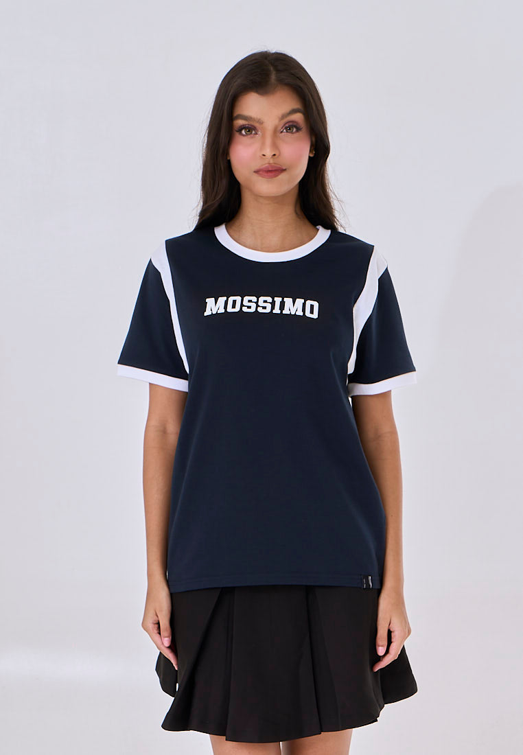 Mossimo Eliska Blue Classic Fit Tee