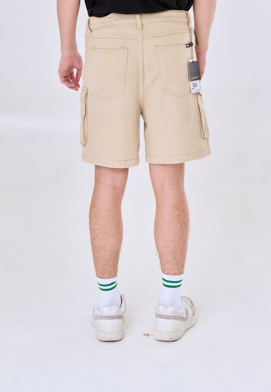 Mossimo  Kane Khaki Cargo Fit Denim Cargo Shorts