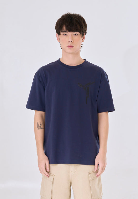 Mossimo Lorcan Navy Blue Modern Fit Tee