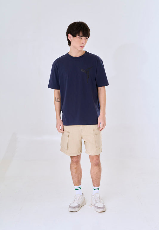 Mossimo Lorcan Navy Blue Modern Fit Tee