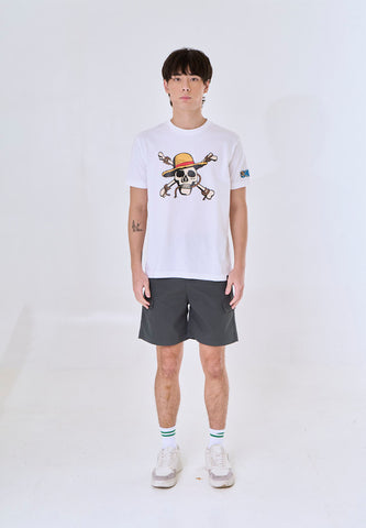 Mossimo One Piece White Unisex Tshirt