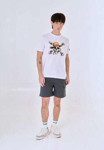 Mossimo One Piece White Unisex Tshirt
