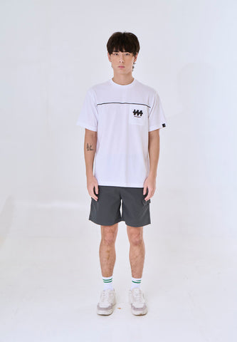 Mossimo Zayden White Comfort Fit Tee