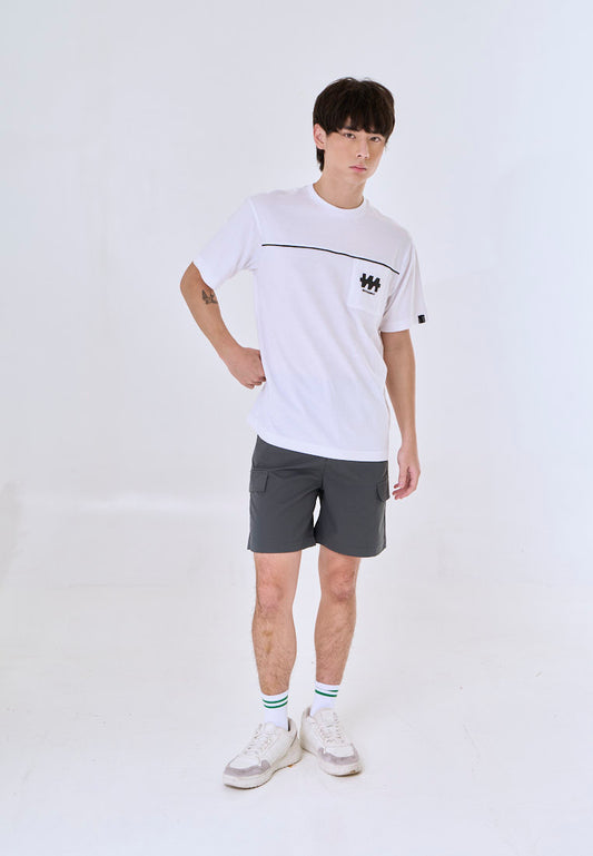 Mossimo Zayden White Comfort Fit Tee