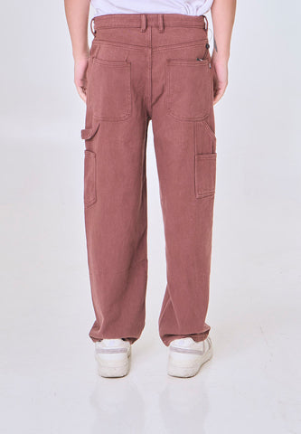 Mossimo Nico Choco Brown Loose Fit Mid Rise Carpenter Pants