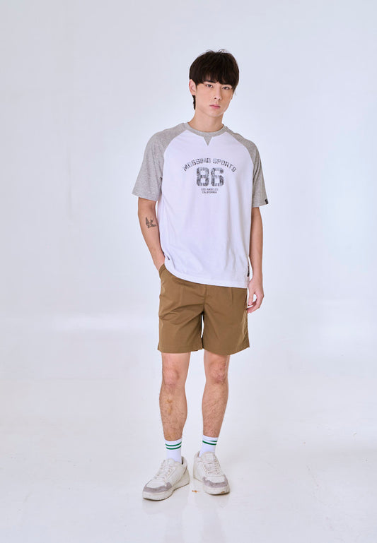 Mossimo Brent Brown Pleated Shorts