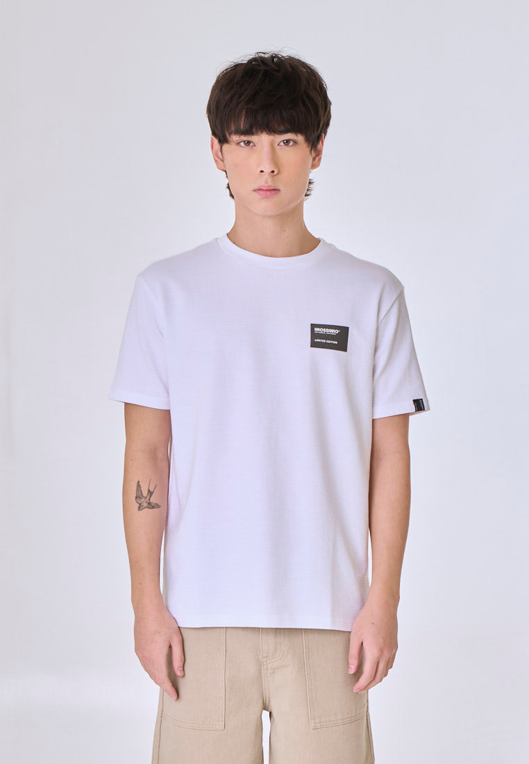 Mossimo Jorren White Unisex Fit Tee