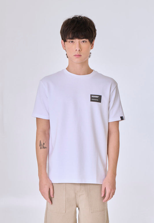 Mossimo Jorren White Unisex Fit Tee