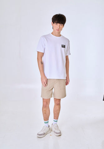 Mossimo Jorren White Unisex Fit Tee