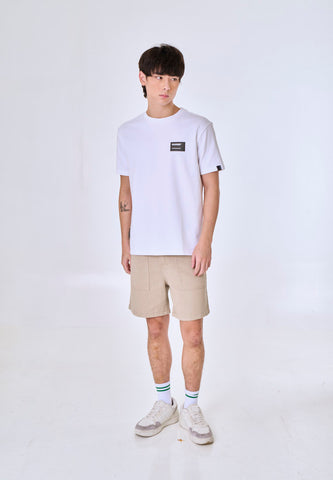 Mossimo Jorren White Unisex Fit Tee