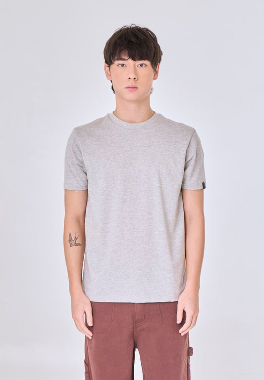 Mossimo Aziel Heather Gray Classic Fit Tee