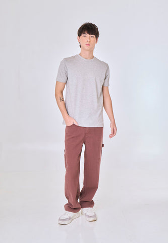 Mossimo Aziel Heather Gray Classic Fit Tee