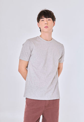 Mossimo Aziel Heather Gray Classic Fit Tee
