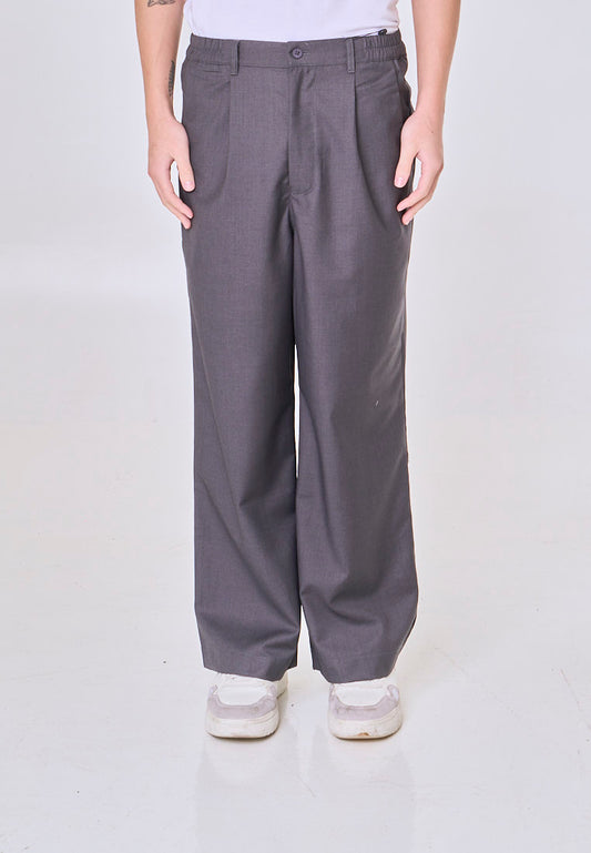 Mossimo Maverick Heather Gray Straight Fit Garterized Pants