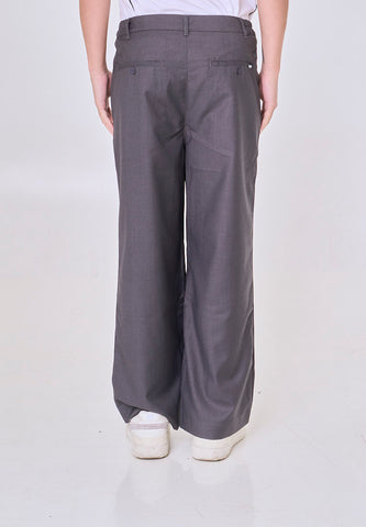 Mossimo Maverick Heather Gray Straight Fit Garterized Pants