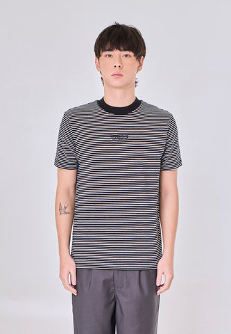 Mossimo Kingston Black White Premium Classic Fit Tee