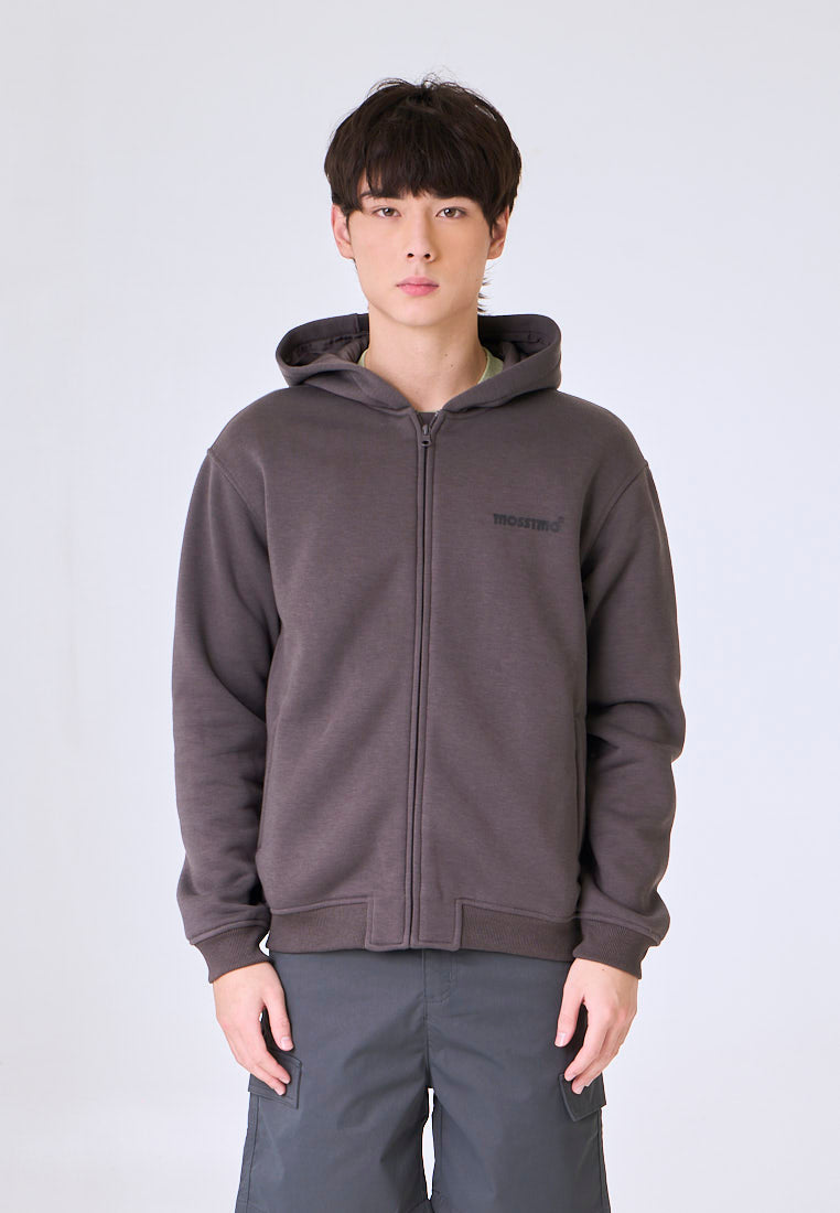 Mossimo Hendrix Gray Oversized Hoodie Jacket