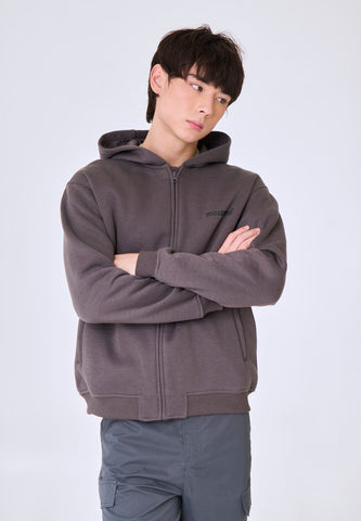 Mossimo Hendrix Gray Oversized Hoodie Jacket - Main Image