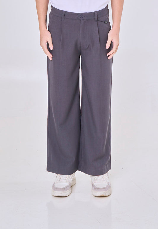 Mossimo Damian Black Straight Fit Pleated Pants