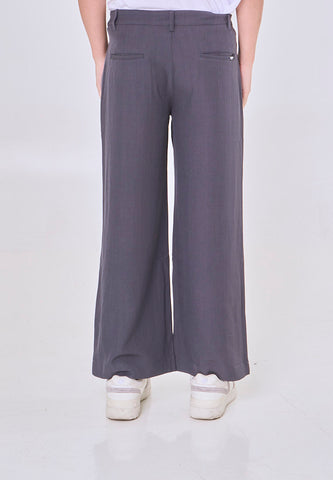 Mossimo Damian Black Straight Fit Pleated Pants