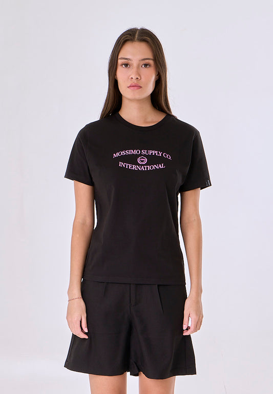 Mossimo Alma Black Classic Fit Tee