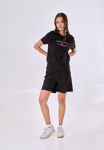 Mossimo Alma Black Classic Fit Tee