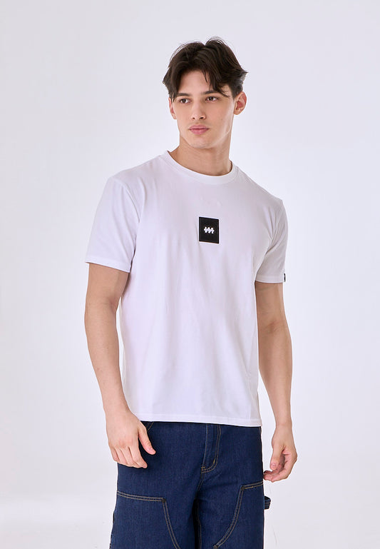 Mossimo William White Unisex Fit Tee