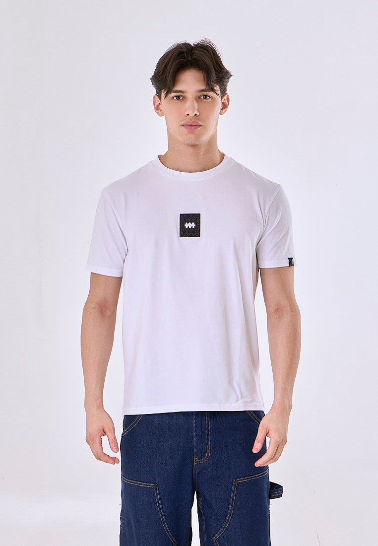 Mossimo William White Unisex Fit Tee