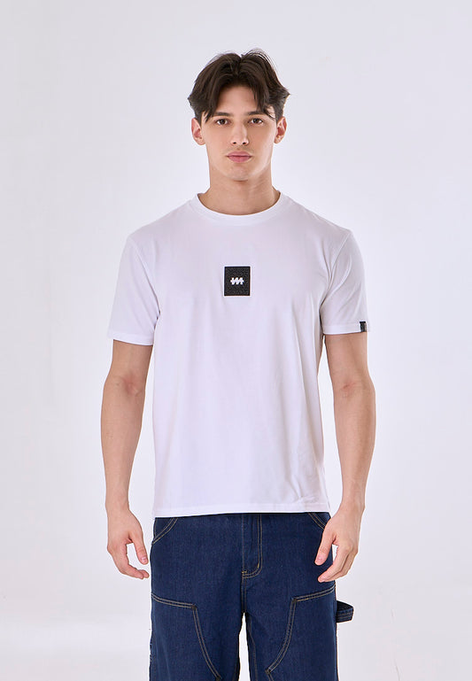 Mossimo William White Unisex Fit Tee