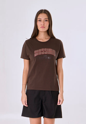Mossimo Zei Chocolate Classic Fit Tee