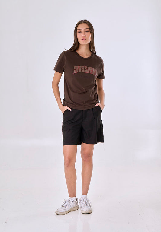 Mossimo Zei Chocolate Classic Fit Tee