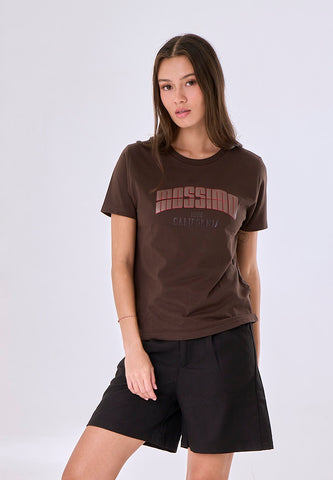 Mossimo Zei Chocolate Classic Fit Tee
